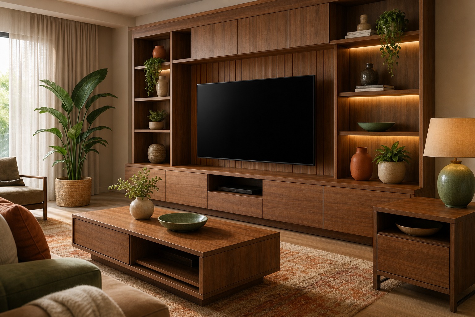 TV unit and coffee table